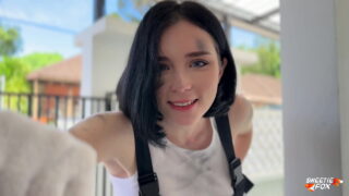 AV ไม่เซ็นเซอร์ SWEETIE-FOX ซับไทย SWEETIE FOX ช่างซ่อมรถฝรั่งสาวรถเสียเรียกจากแอป เย็ดพ่อบ้านหนุ่มบนรถ